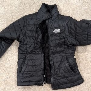 The North Face Girl's Quilted Black Puffer Jacket